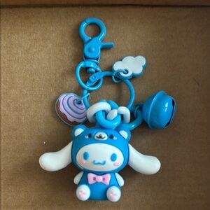 Sanrio Hello Kitty Cinnamoroll Blue and White Keychain Bag Charm
